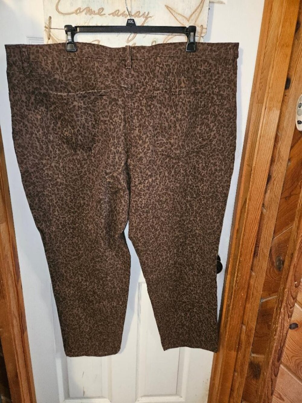 NWT Terra & Sky Cheeta print jeans Women's size 26W CUTE! FUN! - Picture 3 of 11